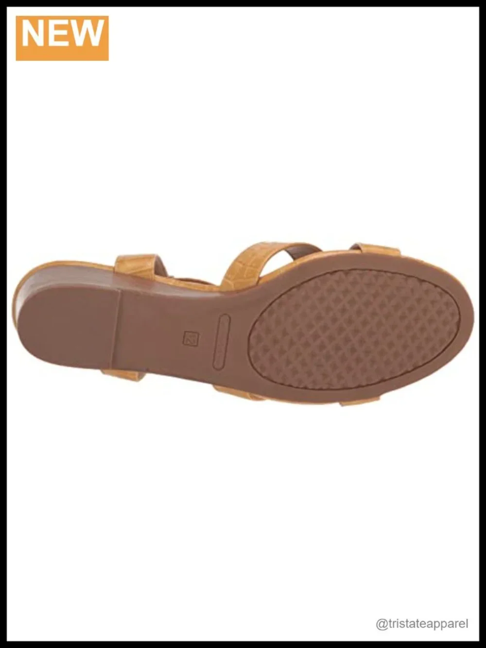 Aerosoles Warner Wedge Sandals Faux Leather Ankle Strap Open Toe Slip Resistant